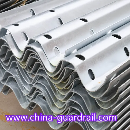 Barandilla metálica de fábrica china para seguridad vial contra accidentes