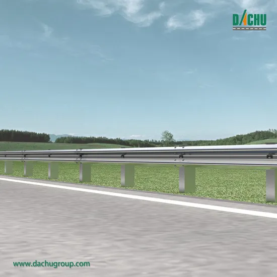 Road Safety Steel Hot DIP Galvanized W Beam Three Beam Highway Traffic Crash Barrier Guardrail