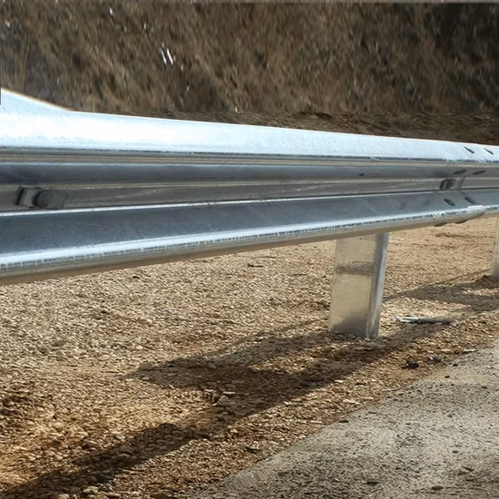 Road Safety Steel Hot DIP Galvanized W Beam Three Beam Highway Traffic Crash Barrier Guardrail