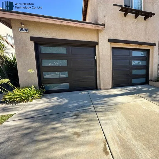 Venta directa de fábrica, diseño moderno, mejor precio, Control remoto, puerta de garaje seccional aérea automática con motor